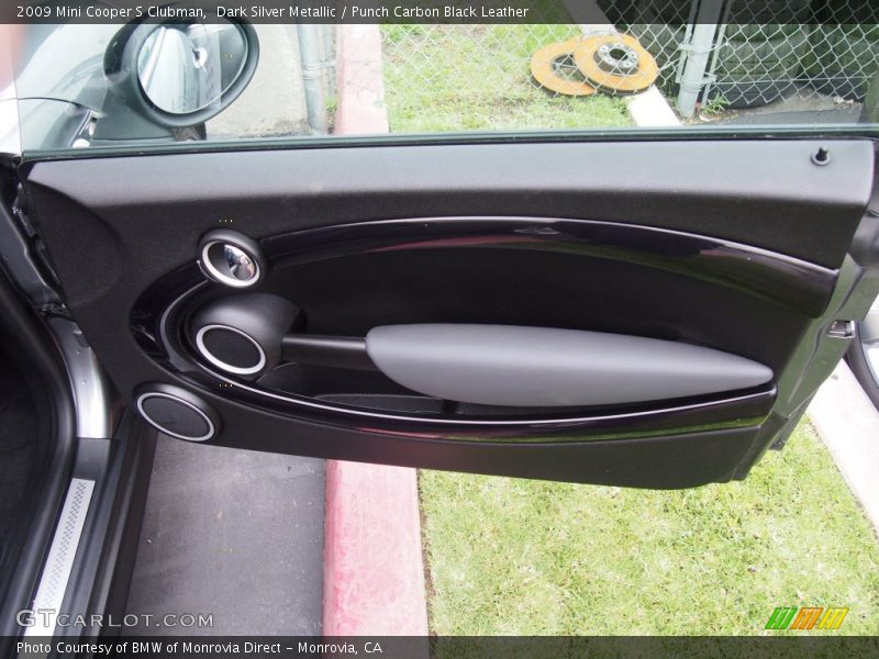 Dark Silver Metallic / Punch Carbon Black Leather 2009 Mini Cooper S Clubman