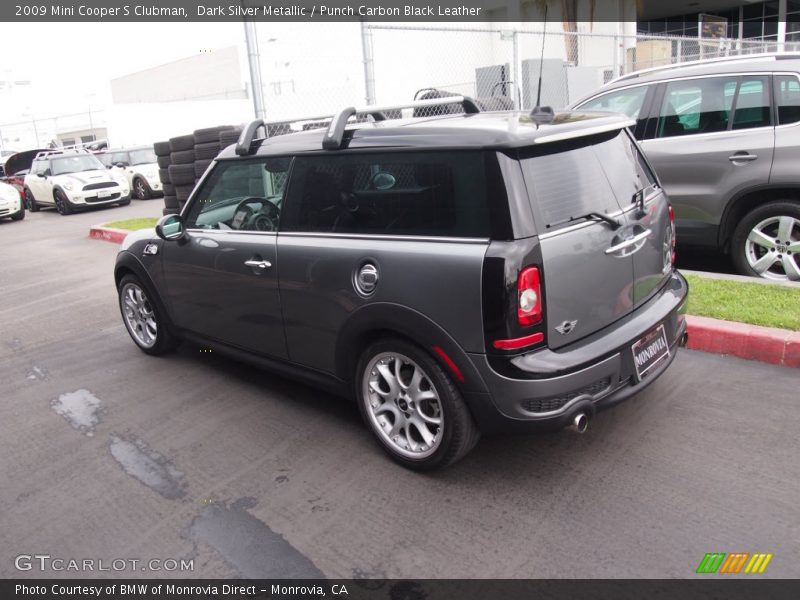 Dark Silver Metallic / Punch Carbon Black Leather 2009 Mini Cooper S Clubman
