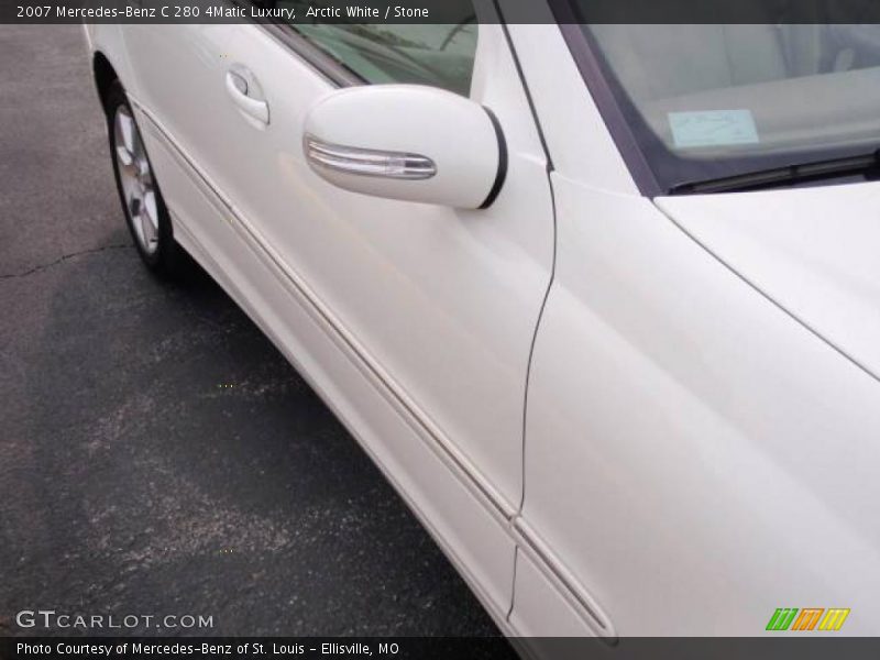 Arctic White / Stone 2007 Mercedes-Benz C 280 4Matic Luxury