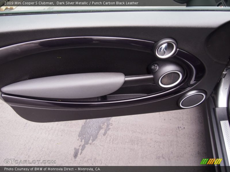 Dark Silver Metallic / Punch Carbon Black Leather 2009 Mini Cooper S Clubman
