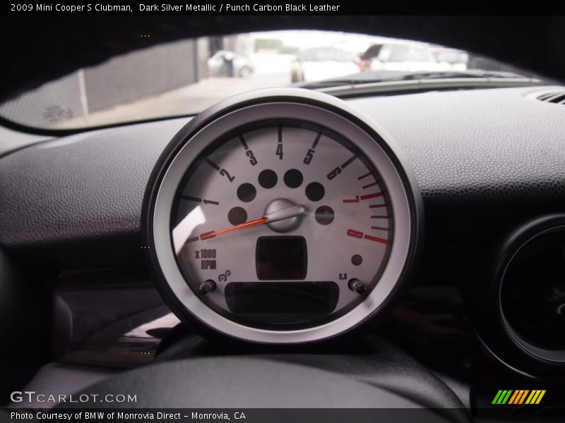 Dark Silver Metallic / Punch Carbon Black Leather 2009 Mini Cooper S Clubman