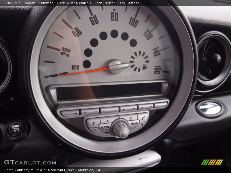 Dark Silver Metallic / Punch Carbon Black Leather 2009 Mini Cooper S Clubman