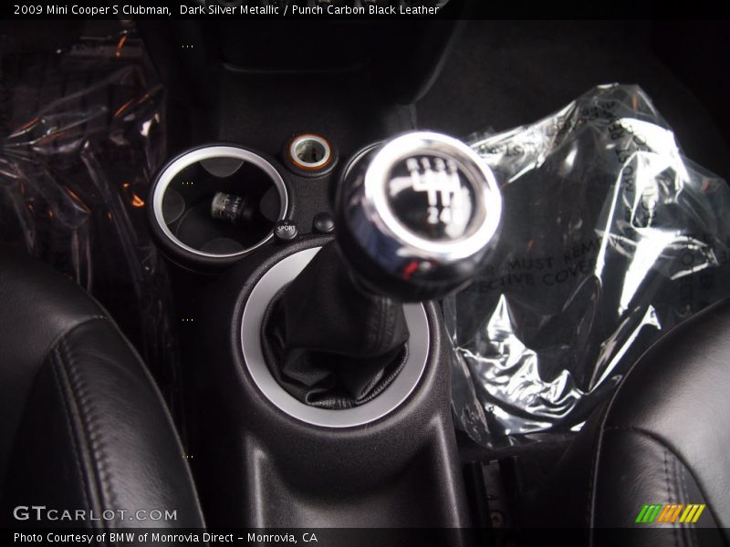 Dark Silver Metallic / Punch Carbon Black Leather 2009 Mini Cooper S Clubman
