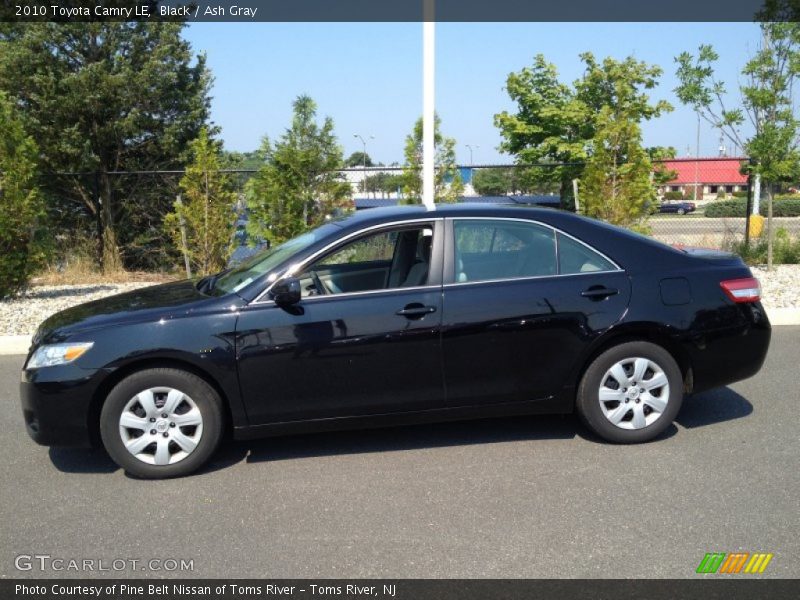 Black / Ash Gray 2010 Toyota Camry LE