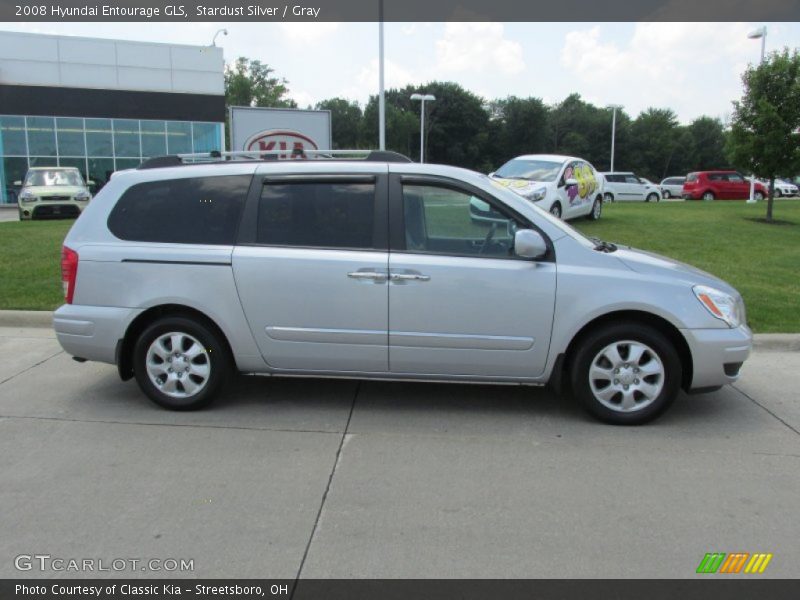 Stardust Silver / Gray 2008 Hyundai Entourage GLS