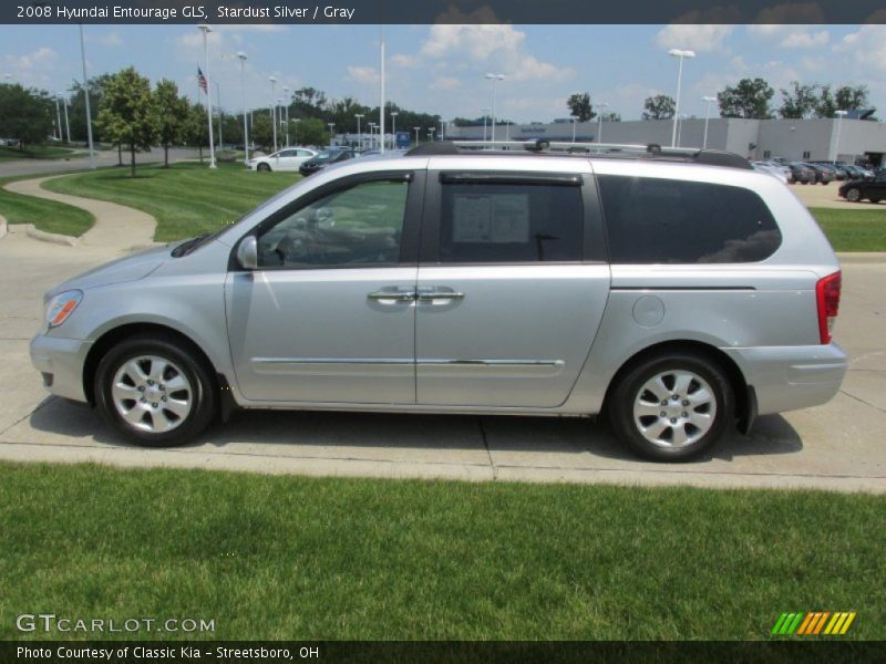 Stardust Silver / Gray 2008 Hyundai Entourage GLS