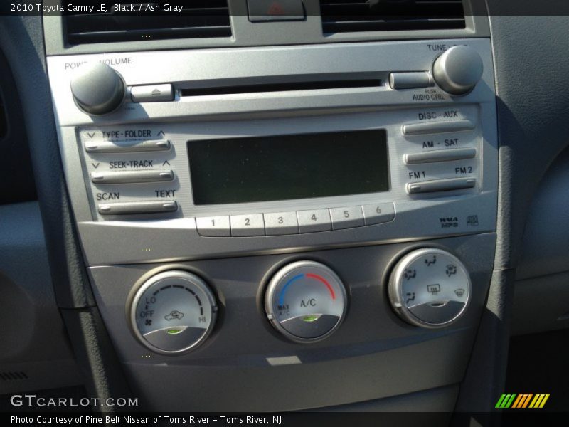 Black / Ash Gray 2010 Toyota Camry LE