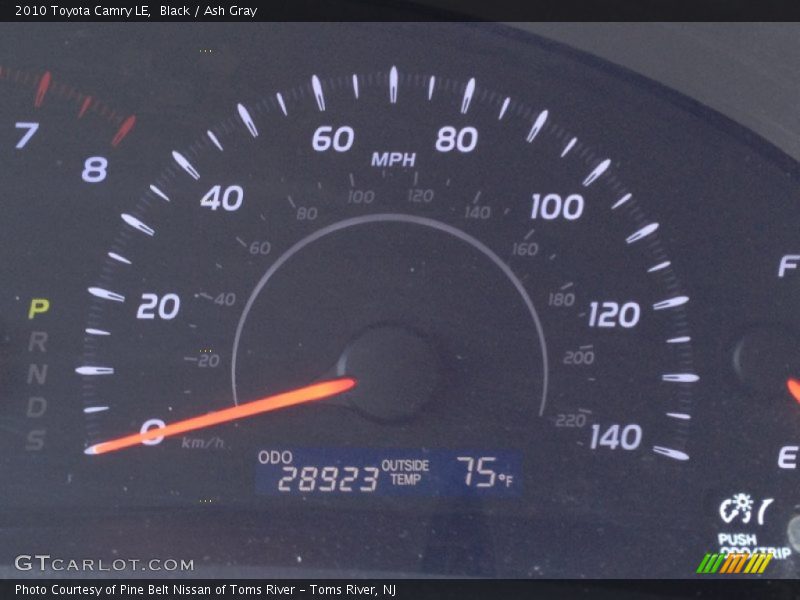 Black / Ash Gray 2010 Toyota Camry LE