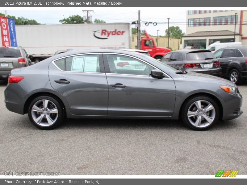 Polished Metal Metallic / Ebony 2013 Acura ILX 2.0L Technology