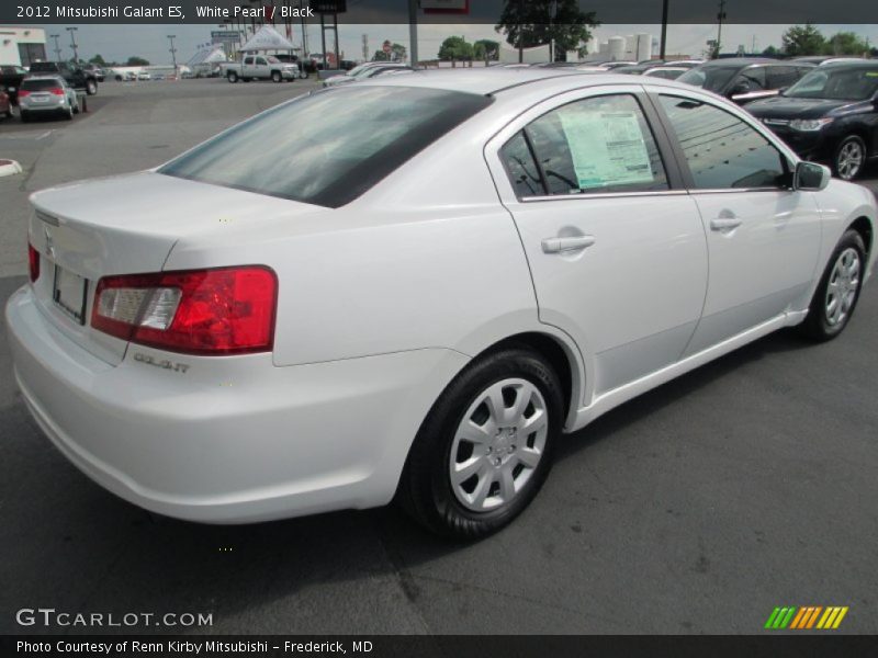White Pearl / Black 2012 Mitsubishi Galant ES