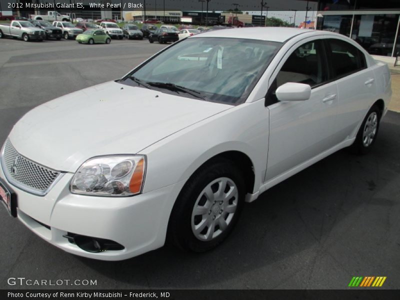 White Pearl / Black 2012 Mitsubishi Galant ES