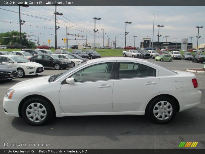 White Pearl / Black 2012 Mitsubishi Galant ES