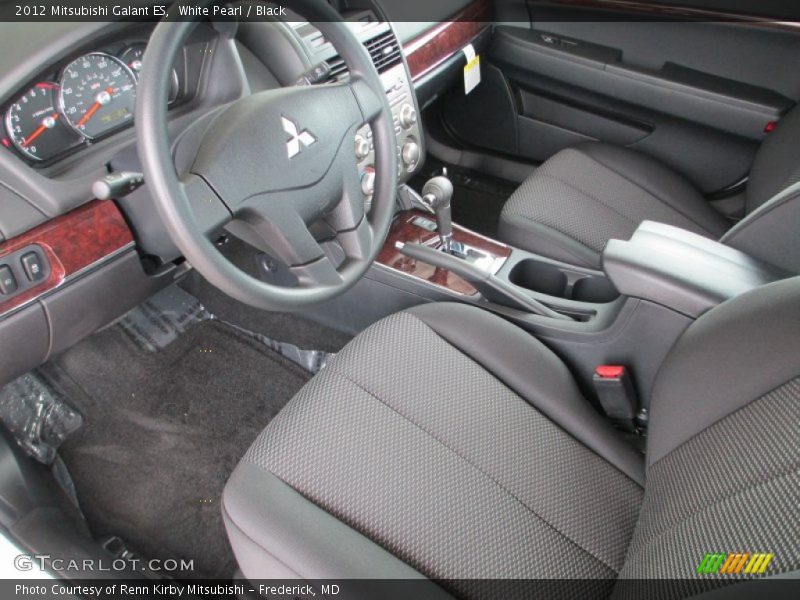 White Pearl / Black 2012 Mitsubishi Galant ES