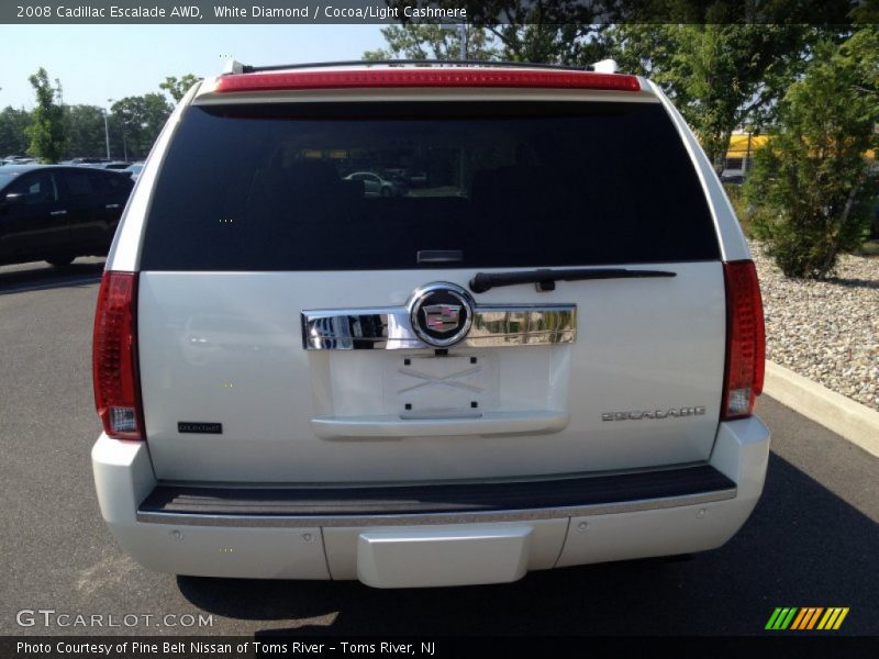 White Diamond / Cocoa/Light Cashmere 2008 Cadillac Escalade AWD