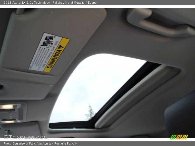 Sunroof of 2013 ILX 2.0L Technology
