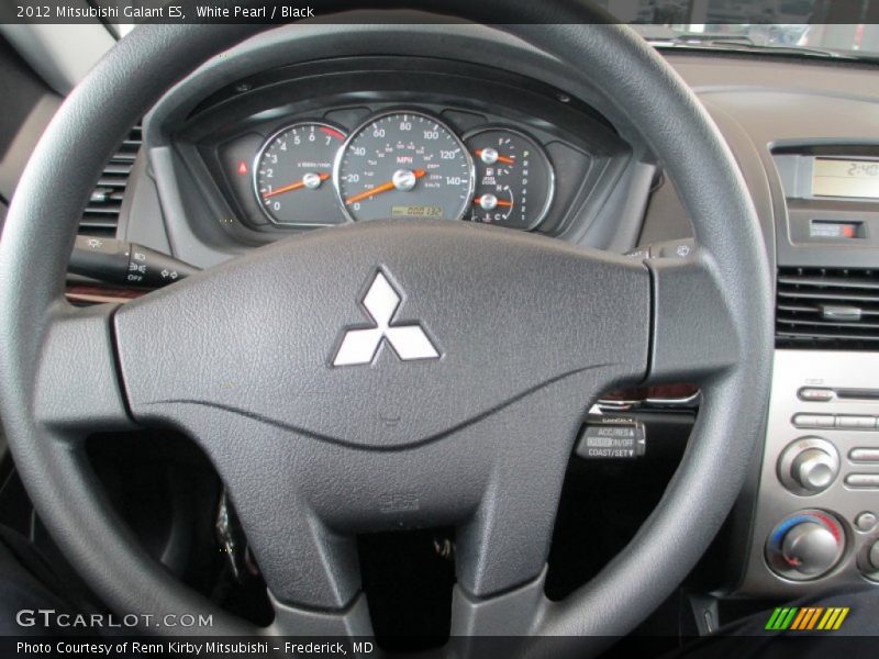 White Pearl / Black 2012 Mitsubishi Galant ES
