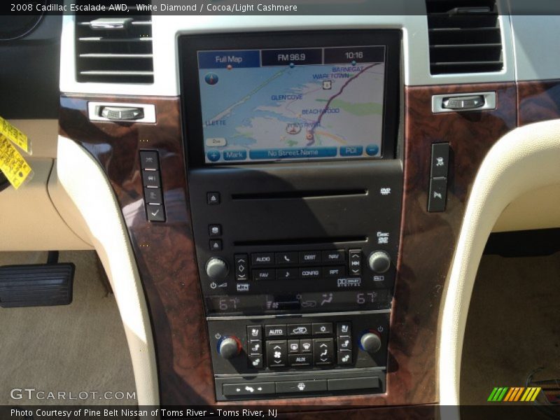 White Diamond / Cocoa/Light Cashmere 2008 Cadillac Escalade AWD