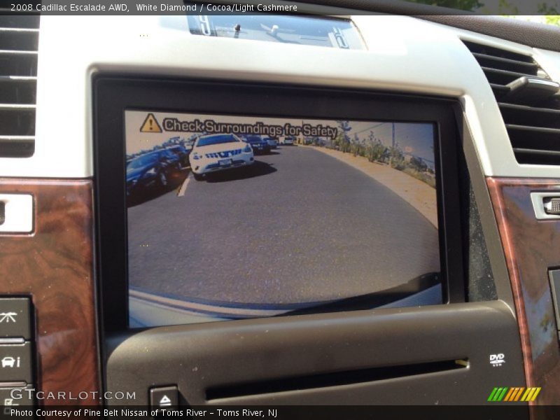 White Diamond / Cocoa/Light Cashmere 2008 Cadillac Escalade AWD