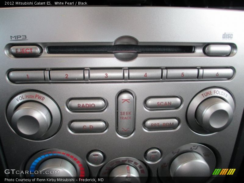 White Pearl / Black 2012 Mitsubishi Galant ES