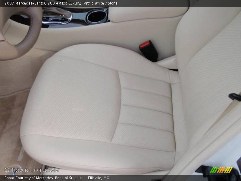 Arctic White / Stone 2007 Mercedes-Benz C 280 4Matic Luxury