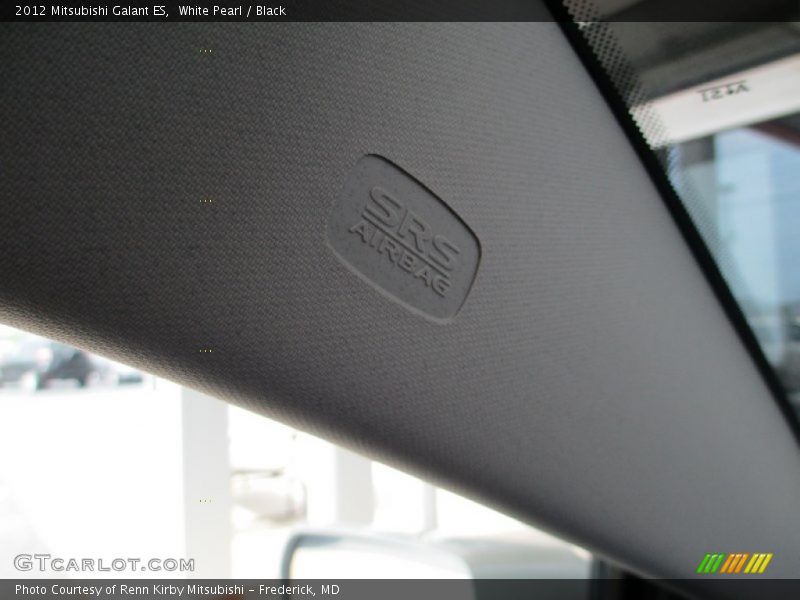 White Pearl / Black 2012 Mitsubishi Galant ES