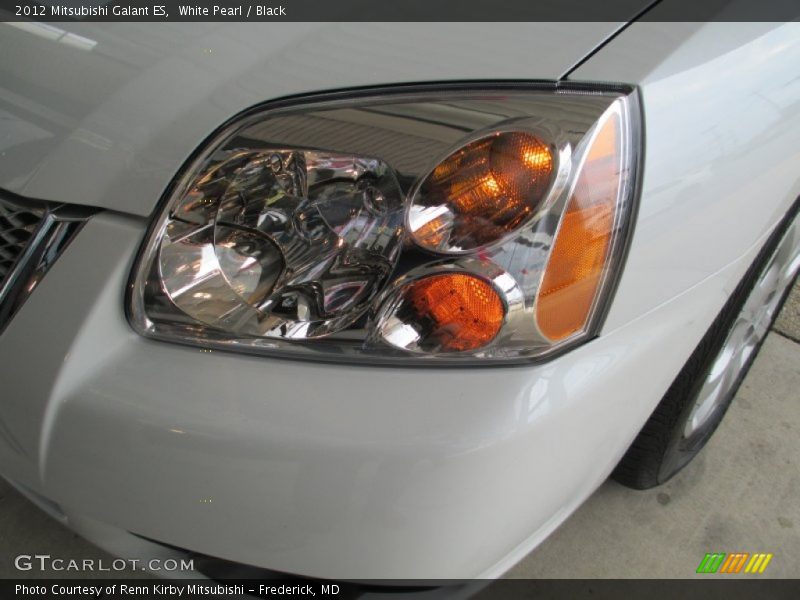 White Pearl / Black 2012 Mitsubishi Galant ES