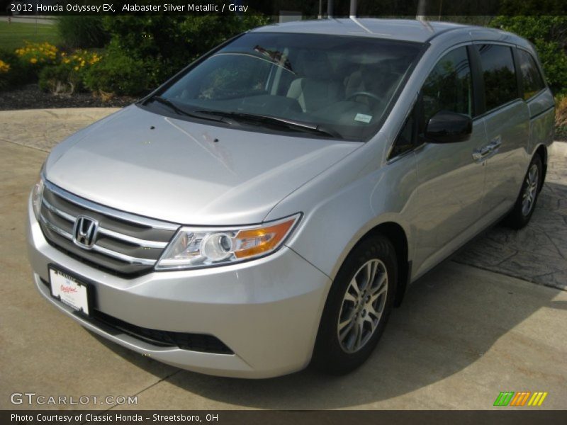 Alabaster Silver Metallic / Gray 2012 Honda Odyssey EX