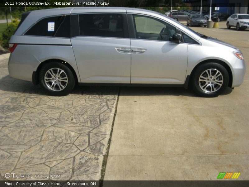 Alabaster Silver Metallic / Gray 2012 Honda Odyssey EX