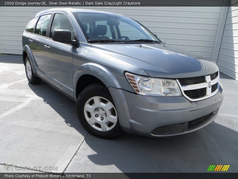 Silver Steel Metallic / Dark Slate Gray/Light Graystone 2009 Dodge Journey SE