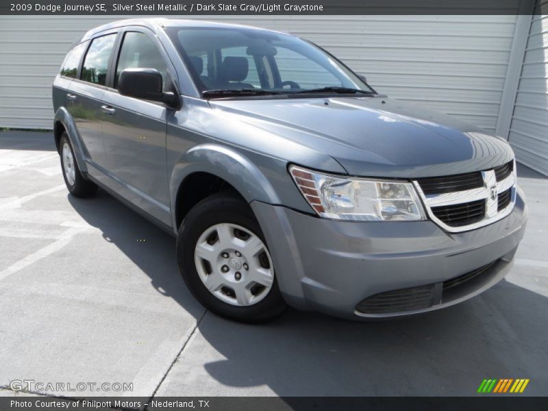 Silver Steel Metallic / Dark Slate Gray/Light Graystone 2009 Dodge Journey SE