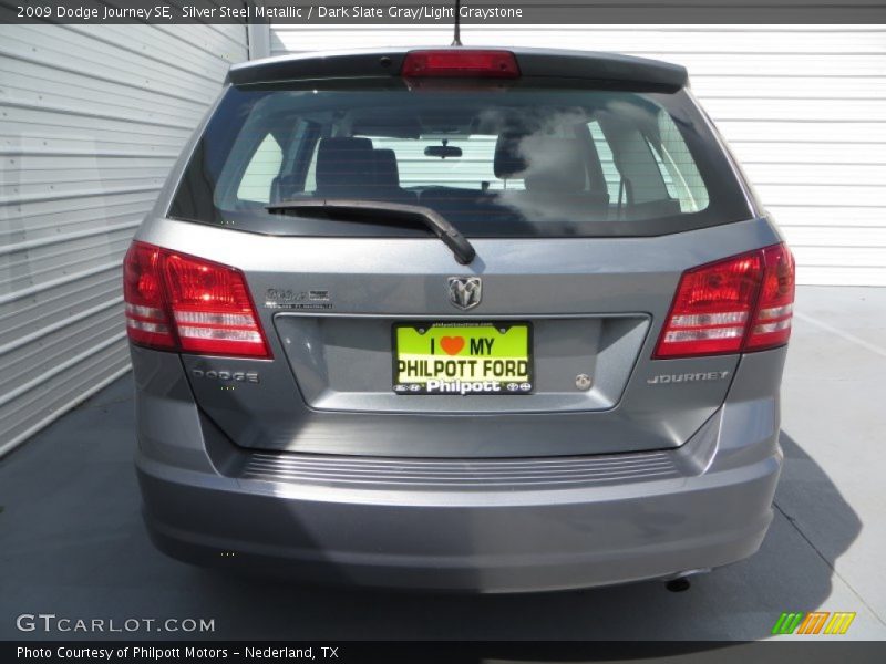 Silver Steel Metallic / Dark Slate Gray/Light Graystone 2009 Dodge Journey SE