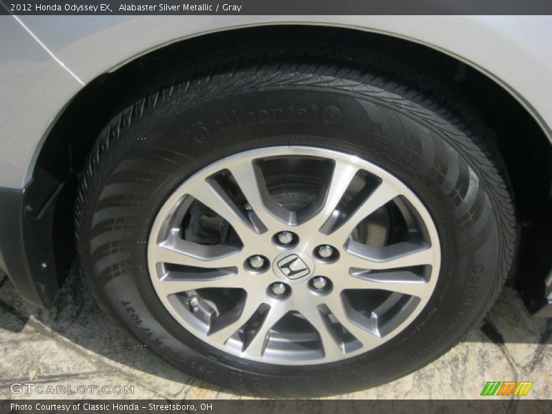 Alabaster Silver Metallic / Gray 2012 Honda Odyssey EX