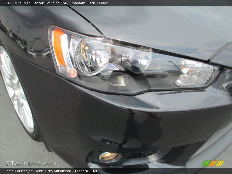 Phantom Black / Black 2013 Mitsubishi Lancer Evolution GSR
