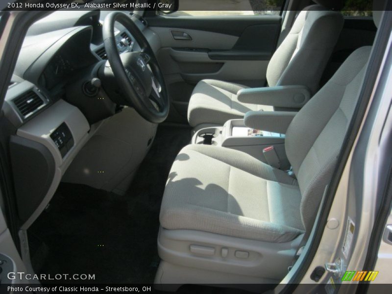 Alabaster Silver Metallic / Gray 2012 Honda Odyssey EX