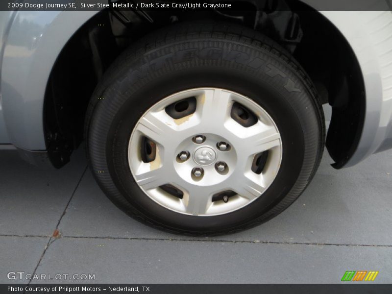Silver Steel Metallic / Dark Slate Gray/Light Graystone 2009 Dodge Journey SE