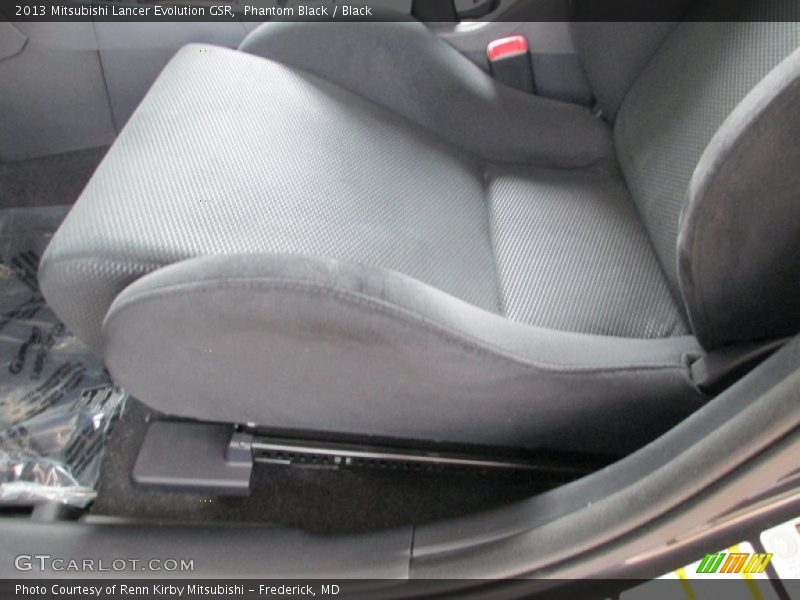 Front Seat of 2013 Lancer Evolution GSR