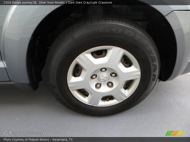Silver Steel Metallic / Dark Slate Gray/Light Graystone 2009 Dodge Journey SE