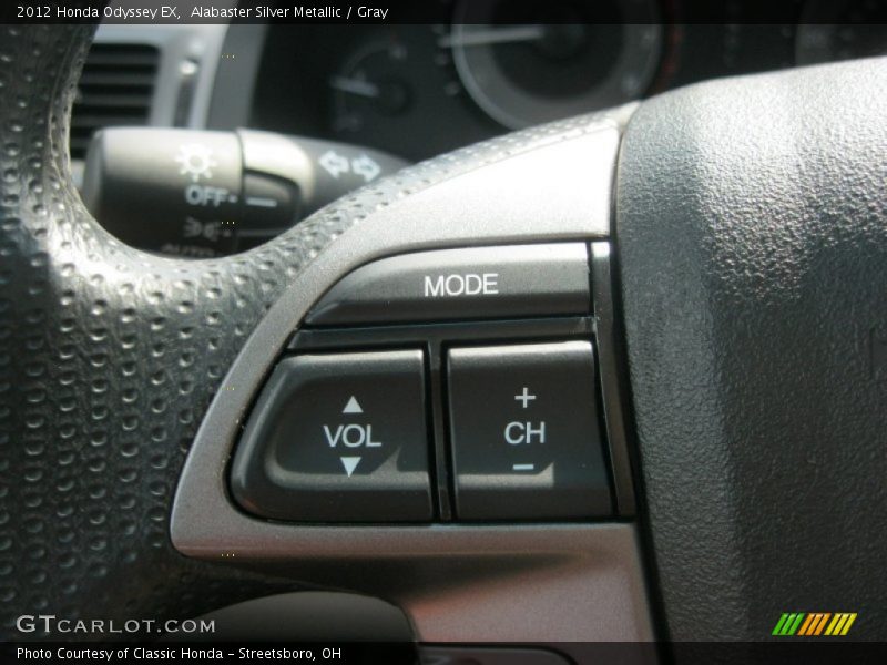 Alabaster Silver Metallic / Gray 2012 Honda Odyssey EX