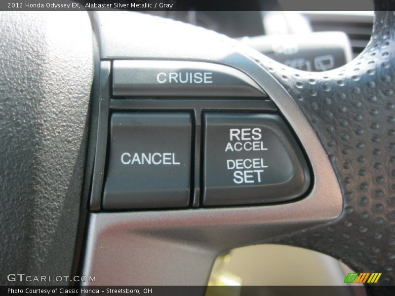 Alabaster Silver Metallic / Gray 2012 Honda Odyssey EX