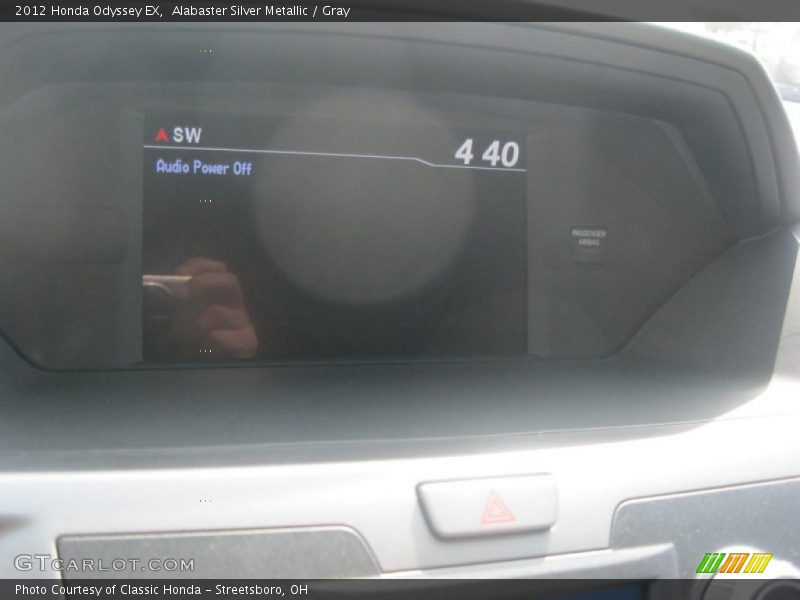 Alabaster Silver Metallic / Gray 2012 Honda Odyssey EX