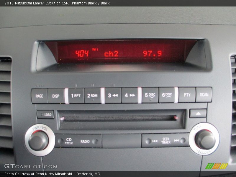 Audio System of 2013 Lancer Evolution GSR