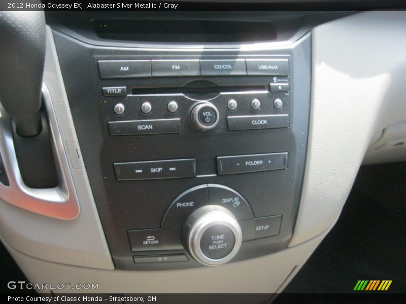 Alabaster Silver Metallic / Gray 2012 Honda Odyssey EX