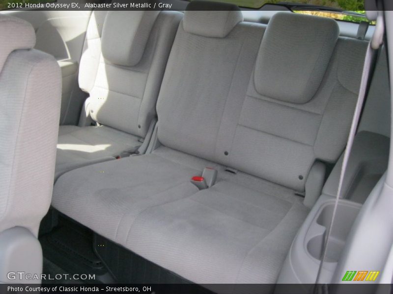 Alabaster Silver Metallic / Gray 2012 Honda Odyssey EX