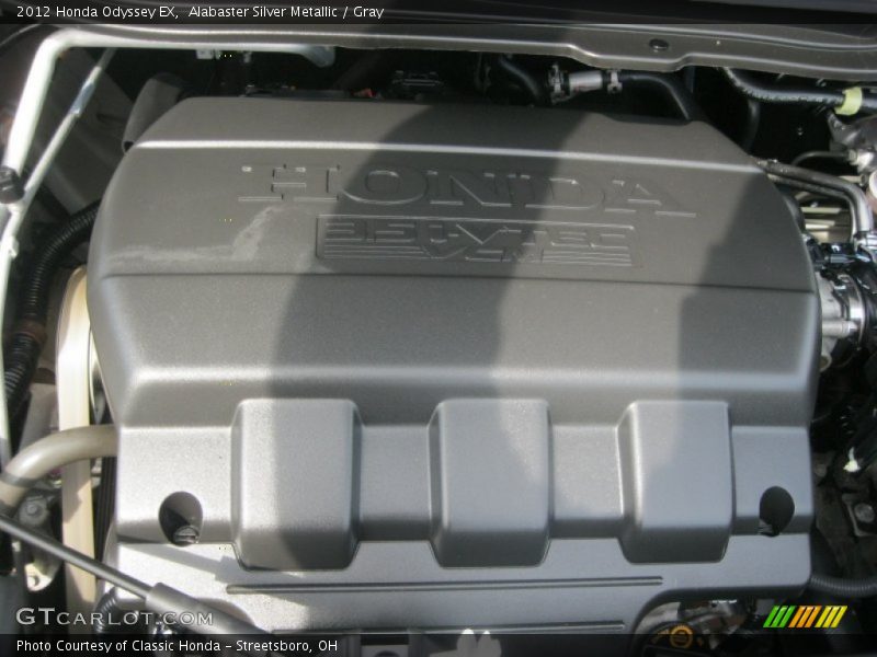 Alabaster Silver Metallic / Gray 2012 Honda Odyssey EX