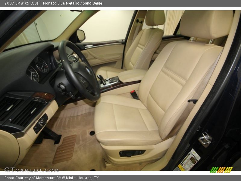  2007 X5 3.0si Sand Beige Interior