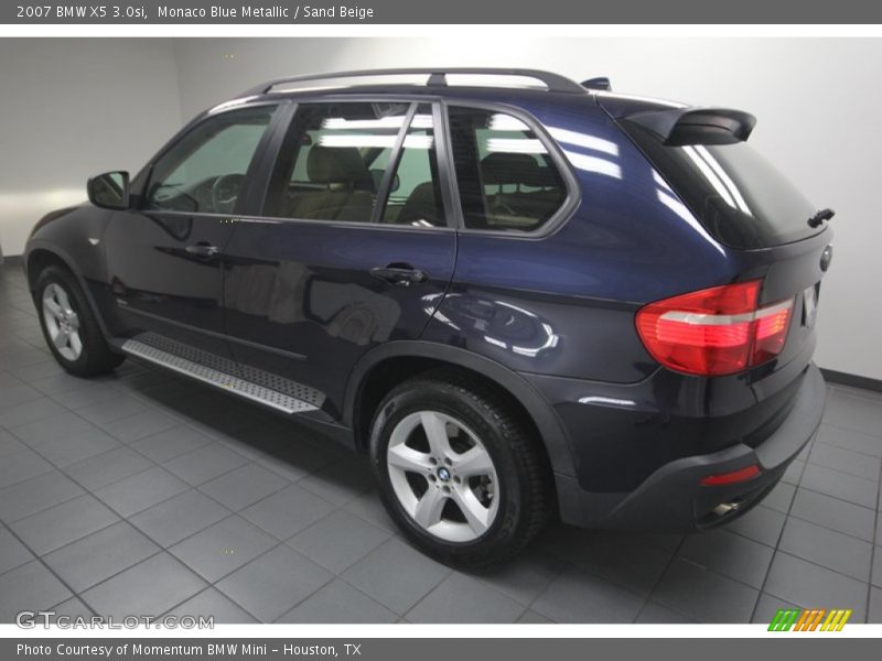 Monaco Blue Metallic / Sand Beige 2007 BMW X5 3.0si