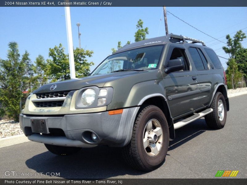 Canteen Metallic Green / Gray 2004 Nissan Xterra XE 4x4