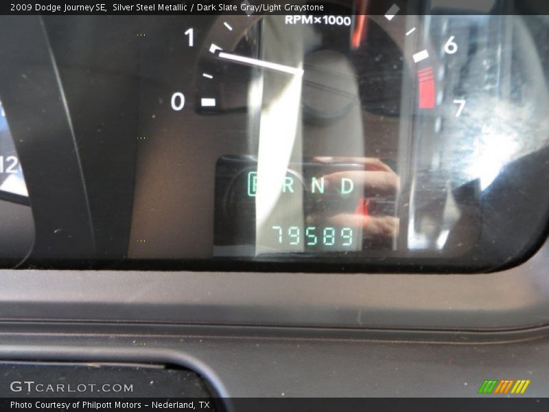 Silver Steel Metallic / Dark Slate Gray/Light Graystone 2009 Dodge Journey SE