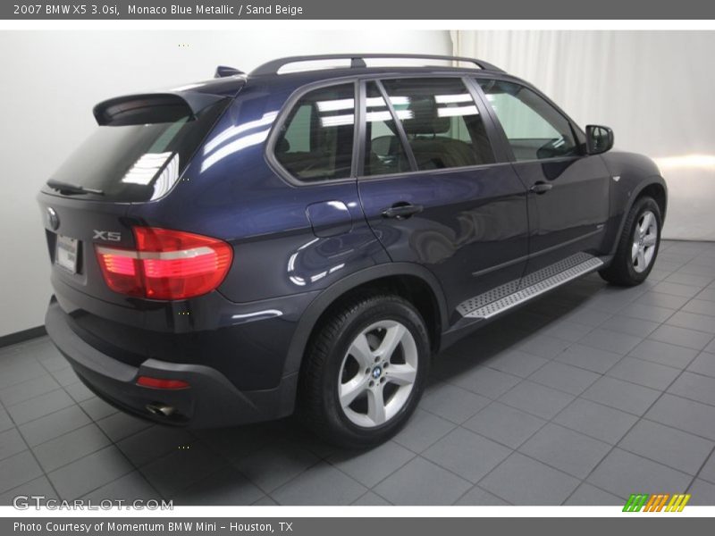 Monaco Blue Metallic / Sand Beige 2007 BMW X5 3.0si