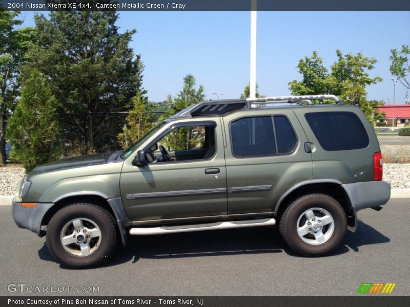 Canteen Metallic Green / Gray 2004 Nissan Xterra XE 4x4